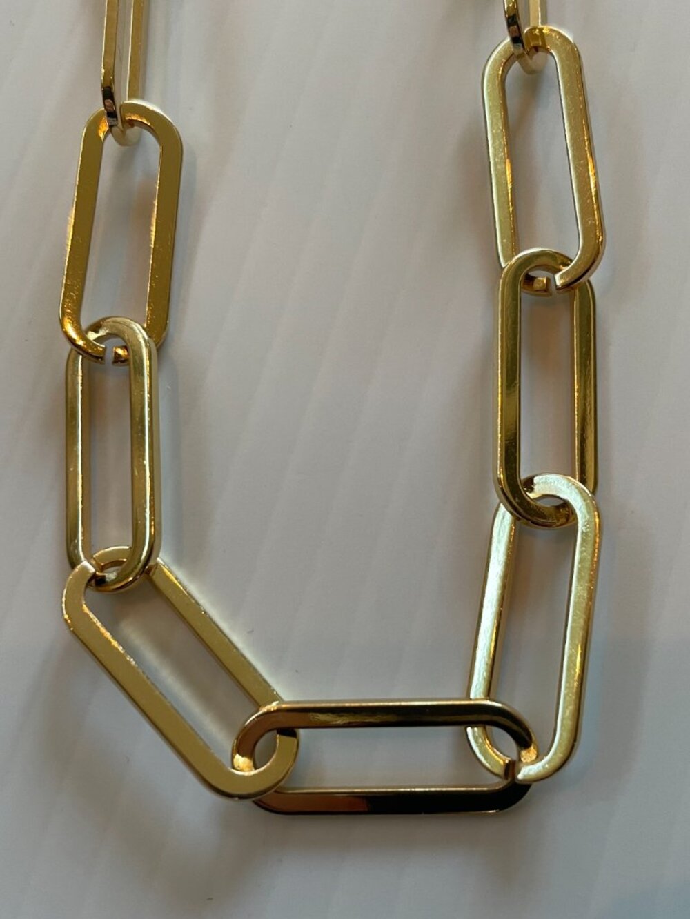 Sugarfix by Baublebar Large Paperclip Link Gold Chain Necklace | Gold Color